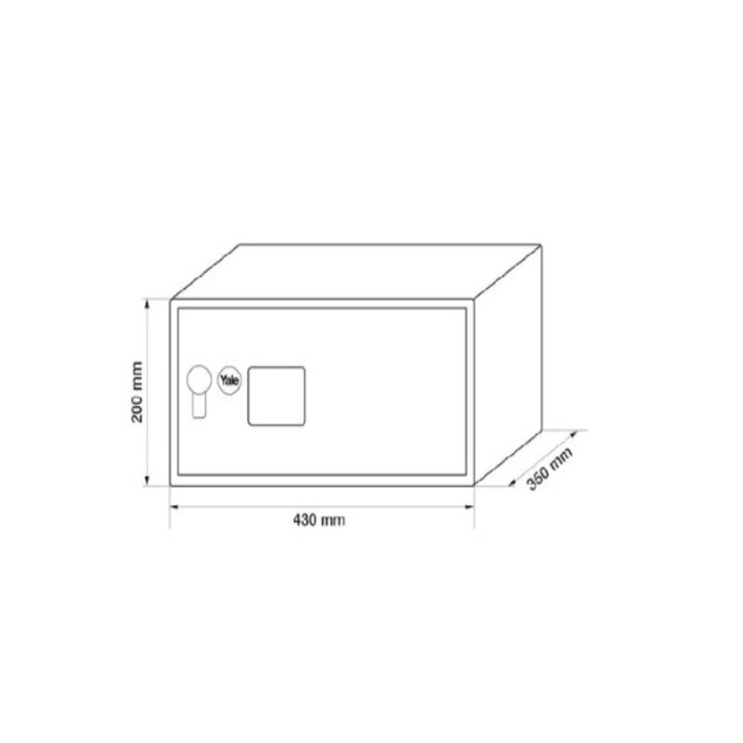 Caja Fuerte de Seguridad Digital Laptop 24 lts.