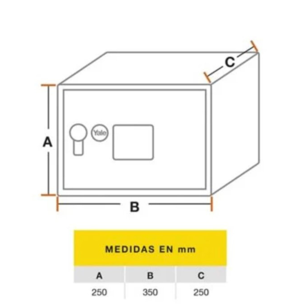 Caja Fuerte de Seguridad Digital Home 16,3 lts.
