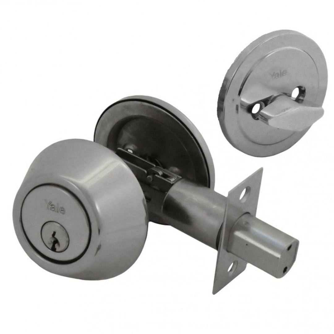 Cerrojo Auxiliar Yale Llave/Perilla Inoxidable