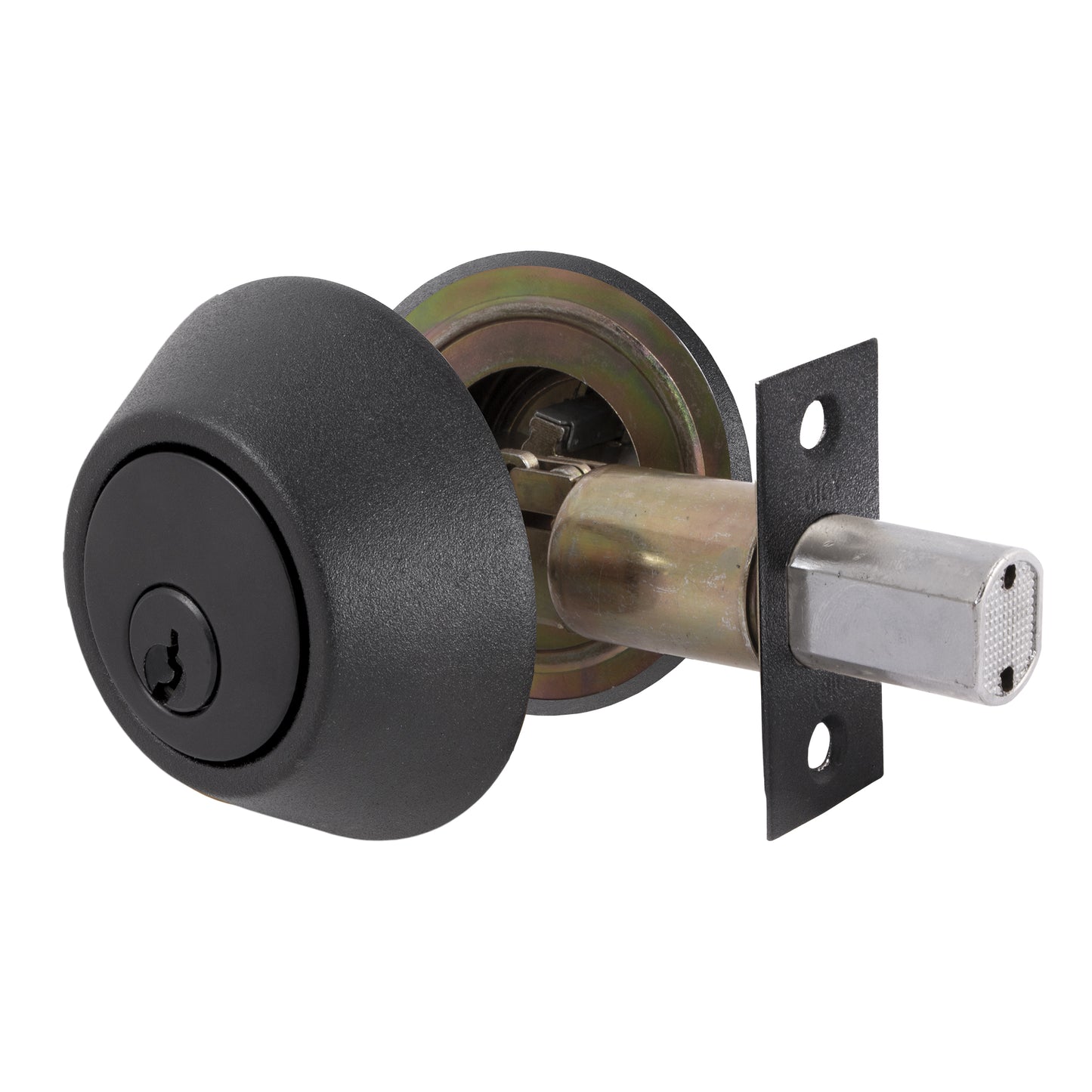 Cerrojo Auxiliar Negro Doble