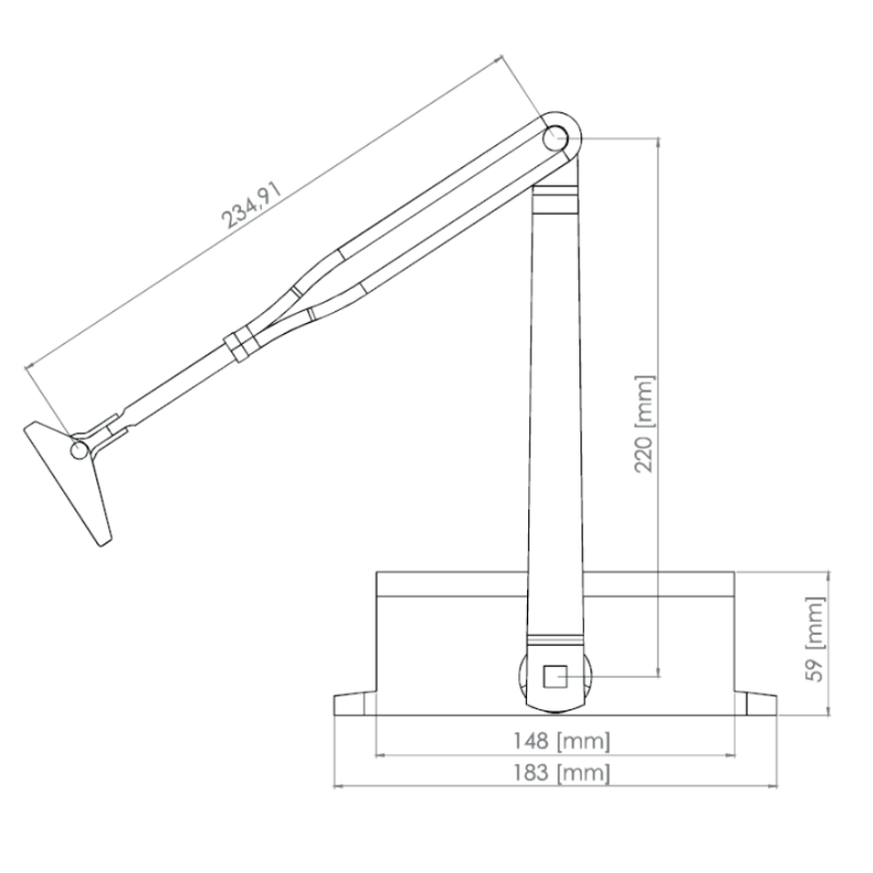 Cierrapuertas Hidráulico Y1200 60-120Kg RF60 Silver