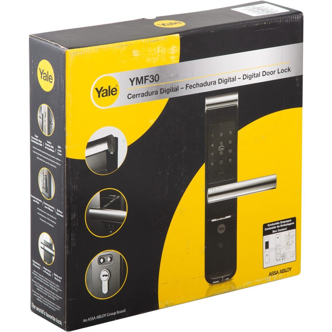 Smart Pack Cerradura Digital Inteligente YMF30 - Apertura Codigos/Tarjetas + YALE Connect Wifi