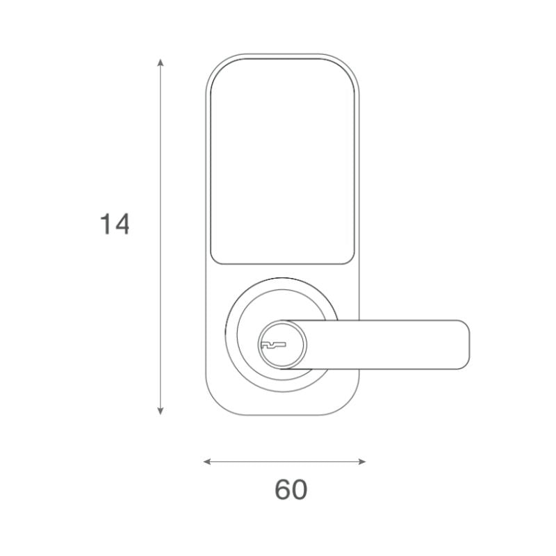 Cerradura Digital Inteligente B60 YDL120