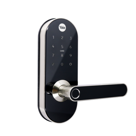 Cerradura Digital Inteligente YMC420 – Apertura Códigos/Tarjetas/Huella