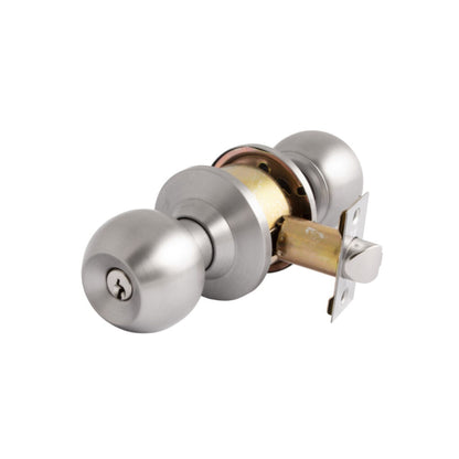 Cerradura Cilíndrica Oficina - Dormitorio Inoxidable