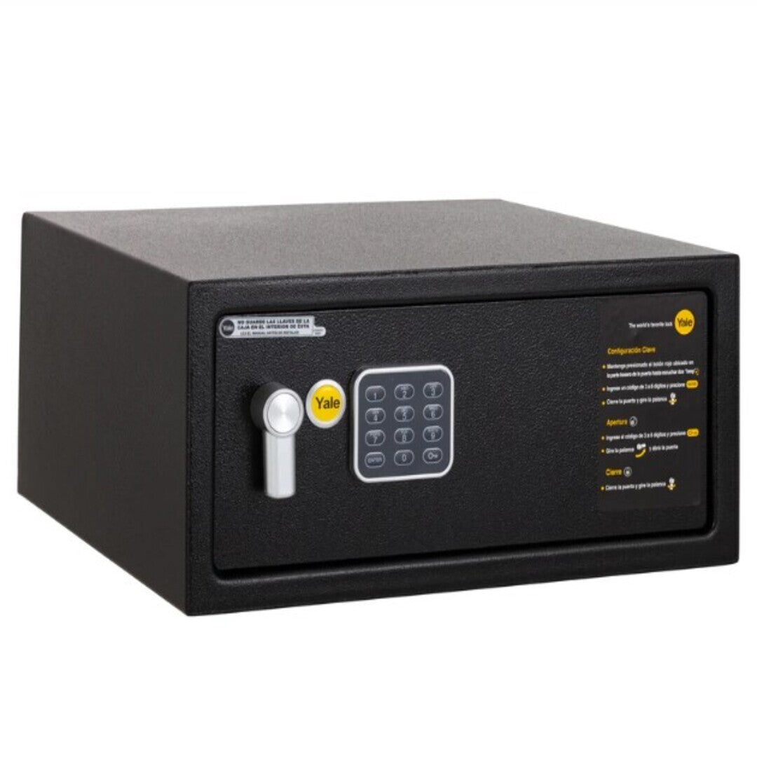 Caja Fuerte Yale Mediana para Notebook con llave y clave