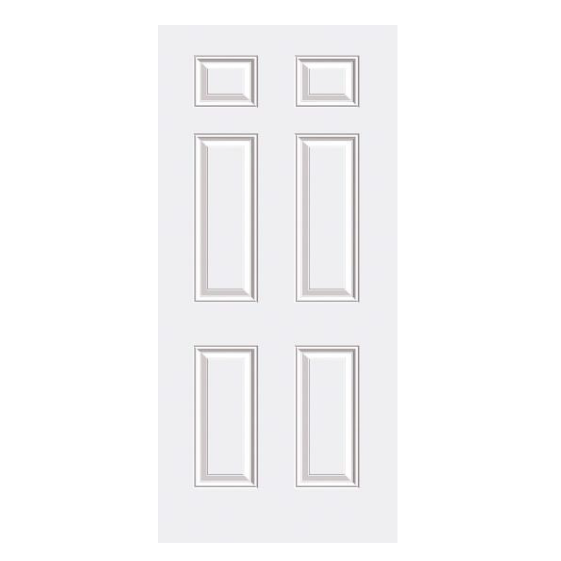 Puerta Blanca Metálica Yale con acero reforzado