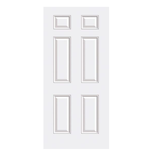 Puerta Blanca Metálica Yale con acero reforzado