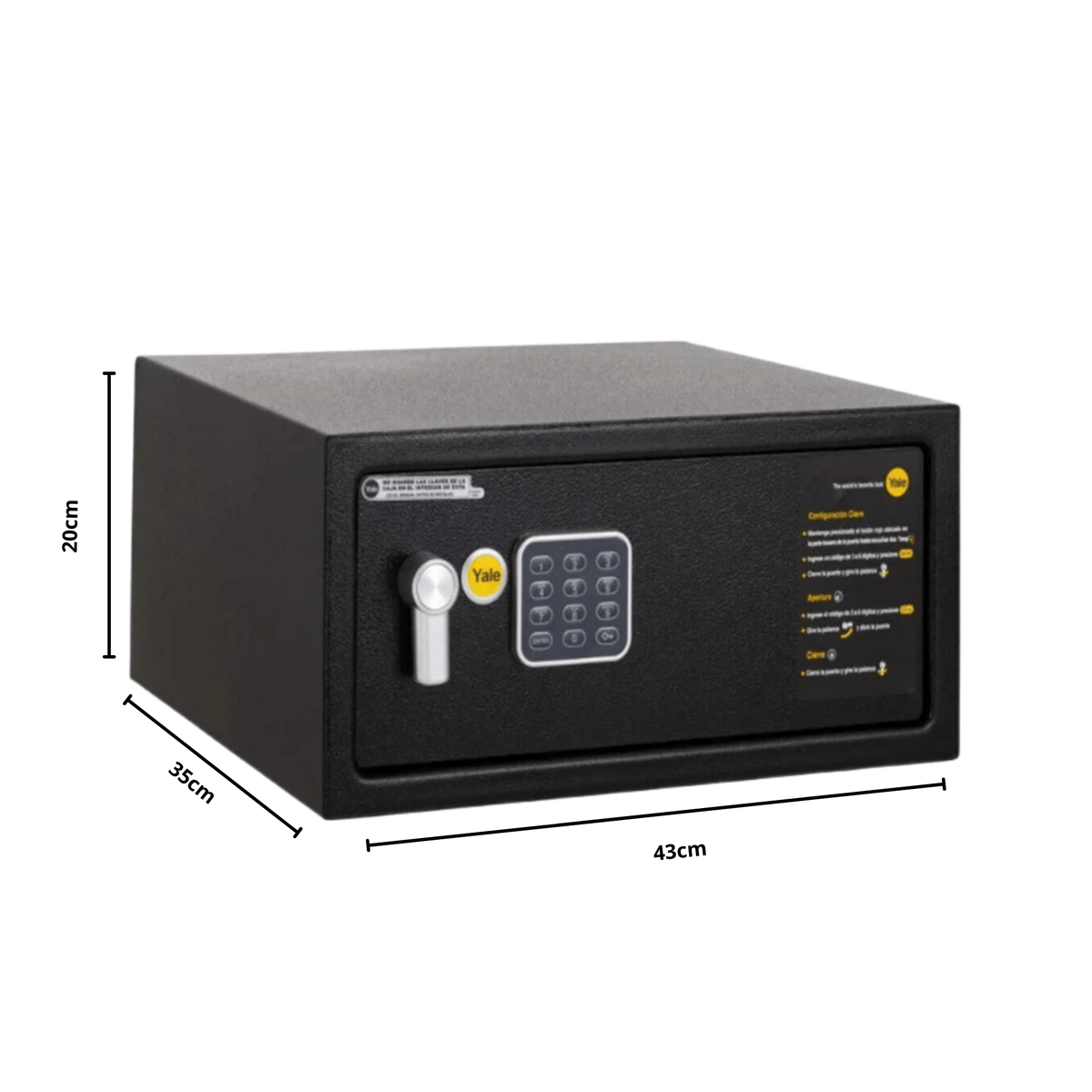 Caja Fuerte de Seguridad Digital de 24 litros
