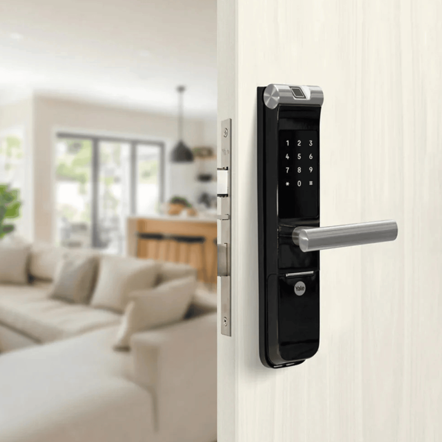 Smart Pack Cerradura Digital Inteligente YMF40A - Apertura Codigos/Huellas + YALE Connect Wifi