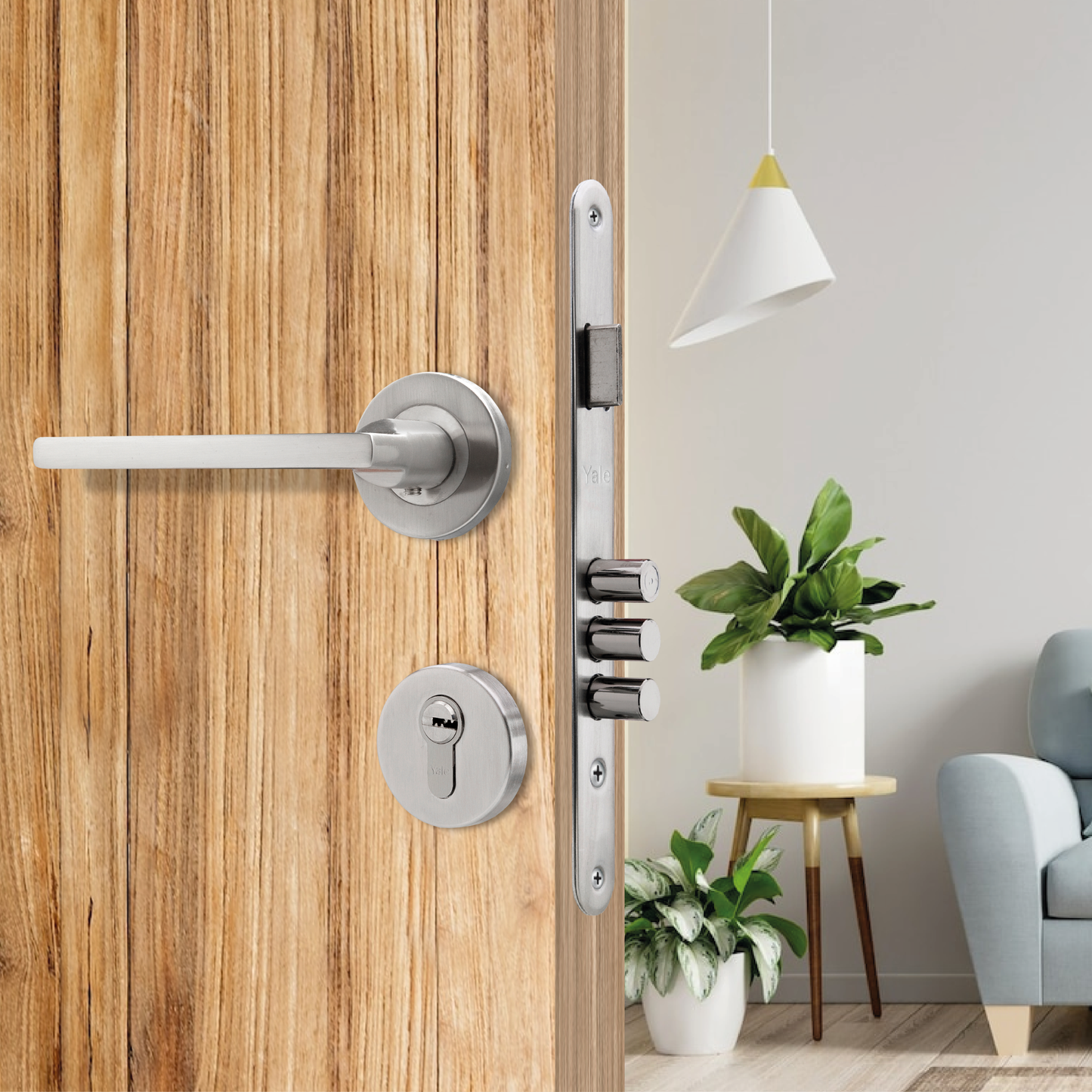 Cerradura Embutida Milano B60 Acceso 1/2