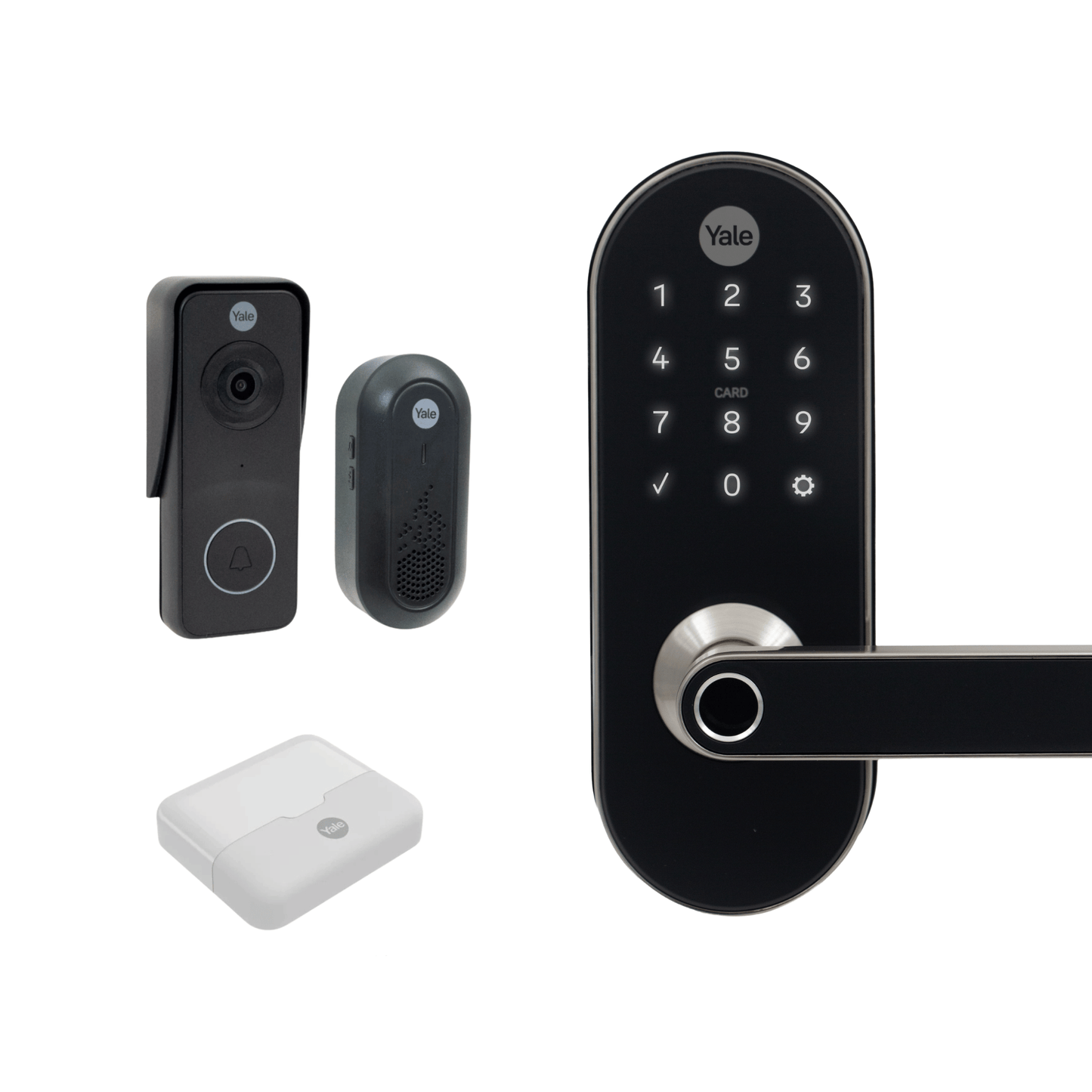 Pack de Cerradura Digital Inteligente YMC420 + Video Timbre Lumo