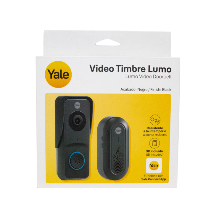 Cámara Video Timbre Inteligente Yale Lumo